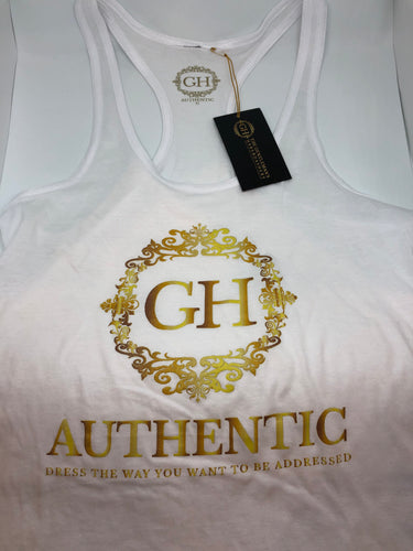 GH Authentic Women's White Tank Top